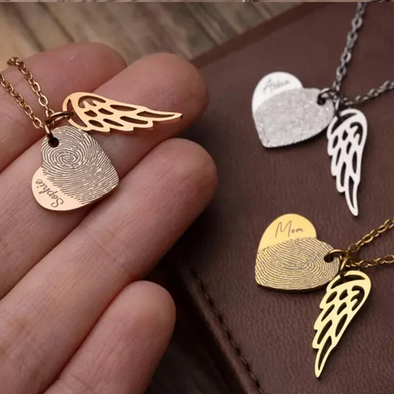 Lika – Collier Souvenir Empreinte Réelle