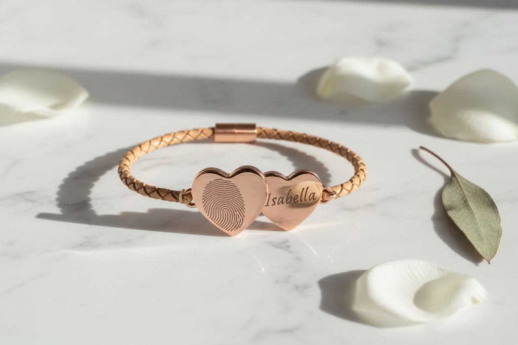 Bracelet rose gold sur marbre