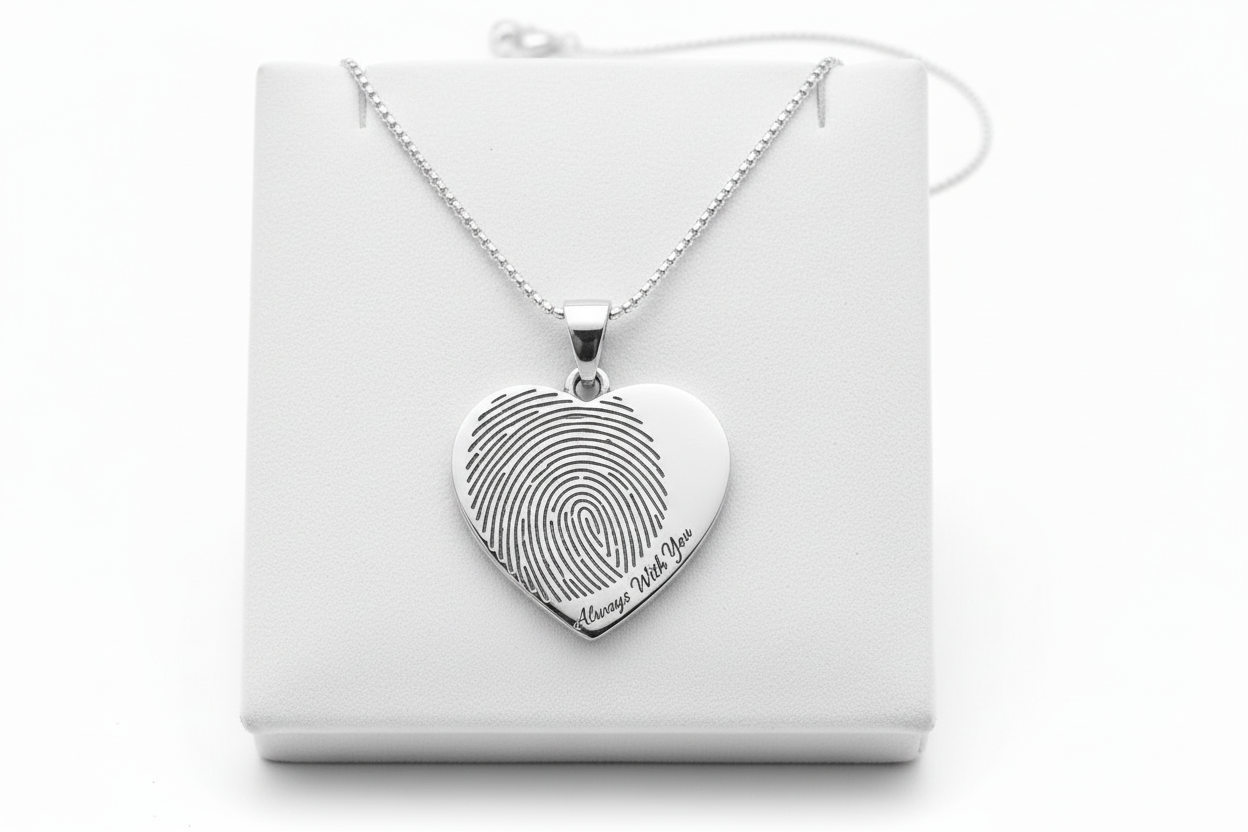 Collier Elia sur présentoir blanc